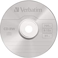 Verbatim 43480 - Pack de 10 CDs regrabables de 700 MB